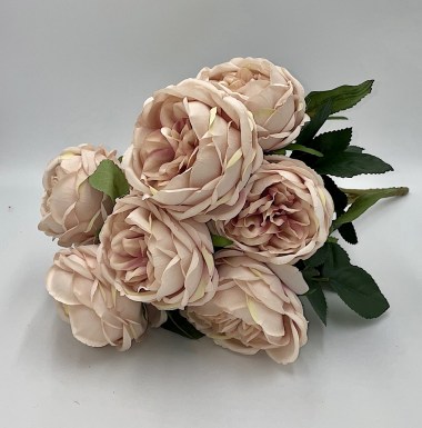 Silk Roses Pink Bouquet