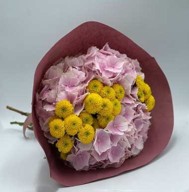 Light Pink Hydrangea Bouquet